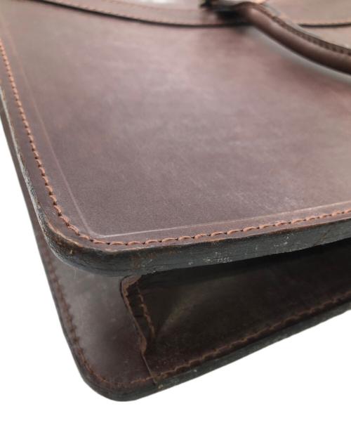 Whitehouse Cox（ホワイトハウスコックス）Whitehouse Cox (ホワイトハウスコックス) ブリーフケース ブラウンの古着・服飾アイテム