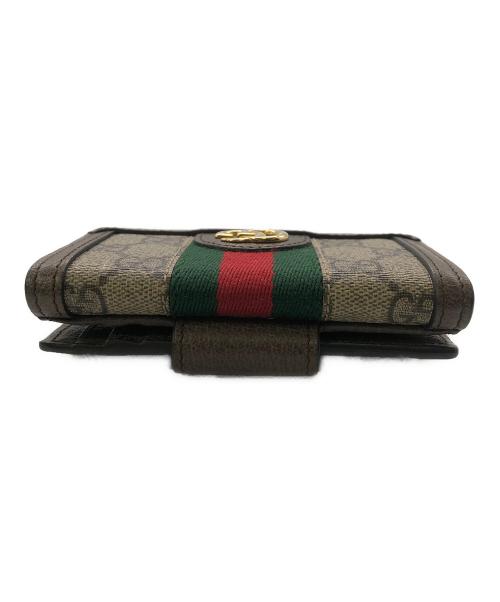 GUCCI（グッチ）GUCCI (グッチ) フレンチフラップウォレット／FRENCH FLAP WALLET ベージュの古着・服飾アイテム