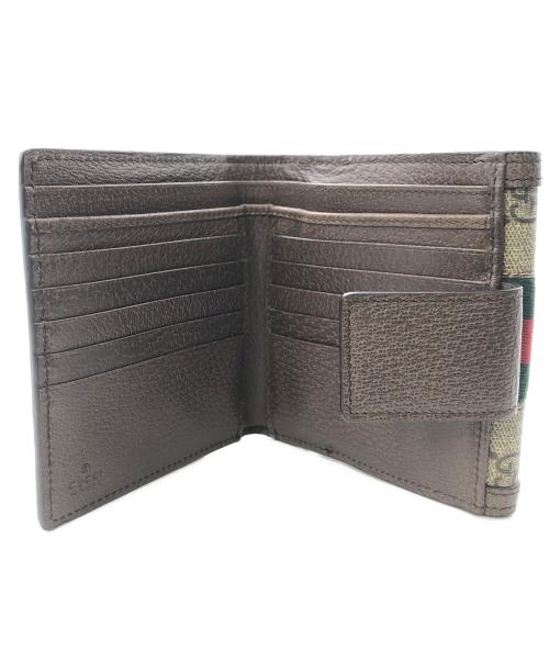 GUCCI（グッチ）GUCCI (グッチ) フレンチフラップウォレット／FRENCH FLAP WALLET ベージュの古着・服飾アイテム