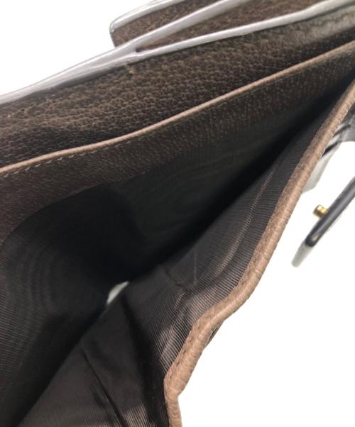 GUCCI（グッチ）GUCCI (グッチ) フレンチフラップウォレット／FRENCH FLAP WALLET ベージュの古着・服飾アイテム