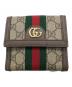 GUCCI（グッチ）の古着「フレンチフラップウォレット／FRENCH FLAP WALLET」｜ベージュ