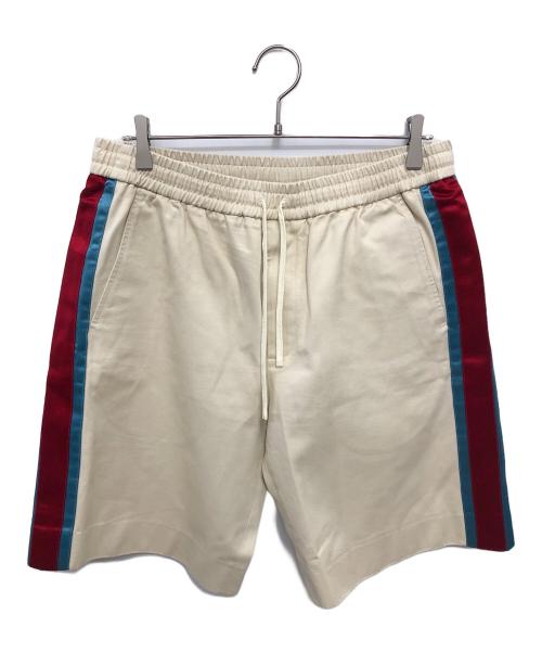 GUCCI（グッチ）GUCCI (グッチ) サイドラインショートパンツ／SIDE LINE SHORT PANTS ベージュ サイズ:48の古着・服飾アイテム