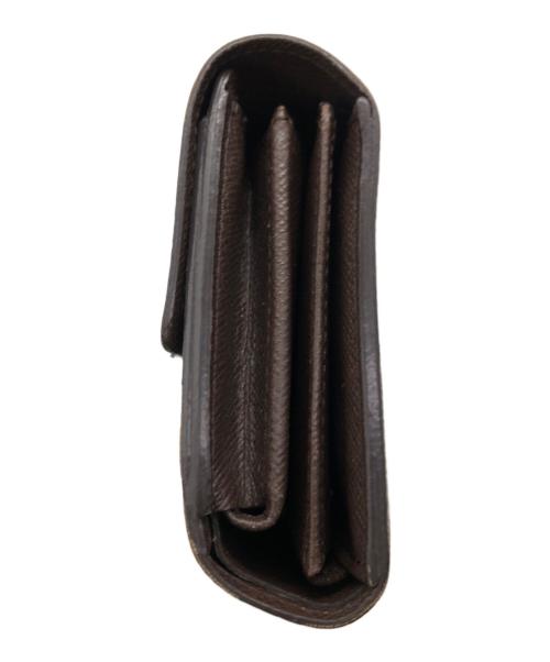 LOUIS VUITTON（ルイ ヴィトン）LOUIS VUITTON (ルイ ヴィトン) ダミエ ポルトフォイユ・アレクサンドラ／Ⅾ’AMIER PORTEFEUILLE ALEXANDRA ブラウンの古着・服飾アイテム