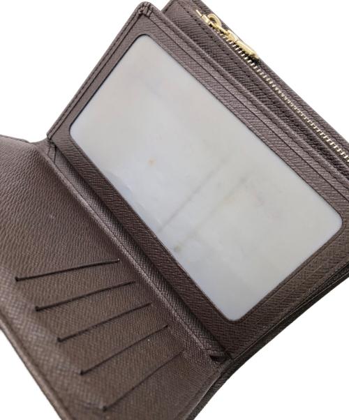 LOUIS VUITTON（ルイ ヴィトン）LOUIS VUITTON (ルイ ヴィトン) ダミエ ポルトフォイユ・アレクサンドラ／Ⅾ’AMIER PORTEFEUILLE ALEXANDRA ブラウンの古着・服飾アイテム
