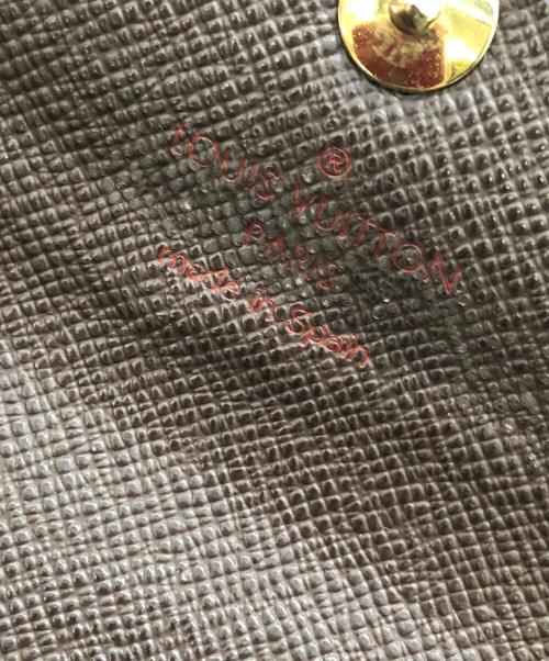 LOUIS VUITTON（ルイ ヴィトン）LOUIS VUITTON (ルイ ヴィトン) ダミエ ポルトフォイユ・アレクサンドラ／Ⅾ’AMIER PORTEFEUILLE ALEXANDRA ブラウンの古着・服飾アイテム