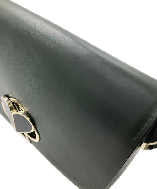 Kate Spade（ケイトスペード）Kate Spade (ケイトスペード) ニコラツイスト ミディアム ショルダーバッグ／NICOLA TWIST MIDIUM SHOULDER グリーンの古着・服飾アイテム