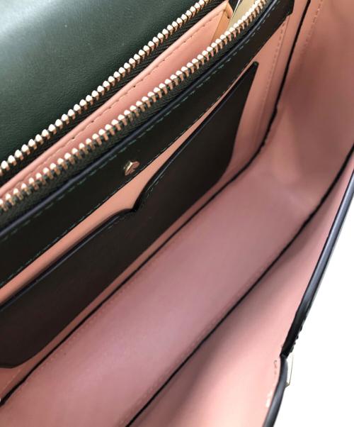 Kate Spade（ケイトスペード）Kate Spade (ケイトスペード) ニコラツイスト ミディアム ショルダーバッグ／NICOLA TWIST MIDIUM SHOULDER グリーンの古着・服飾アイテム