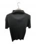 PLEATS PLEASE (プリーツプリーズ) プリーツハイネックショートスリーブカットソー／PLEATS  HIGH NECK S/S CUT AND SEW ブラック サイズ:表記無し：12000円