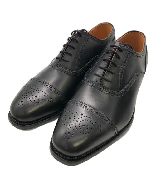 SCOTCH GRAIN（スコッチグレイン）SCOTCH GRAIN (スコッチグレイン) ストレートチップシューズ ブラック サイズ:26の古着・服飾アイテム