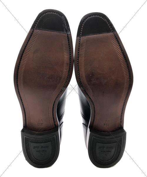 SCOTCH GRAIN（スコッチグレイン）SCOTCH GRAIN (スコッチグレイン) ストレートチップシューズ ブラック サイズ:26の古着・服飾アイテム