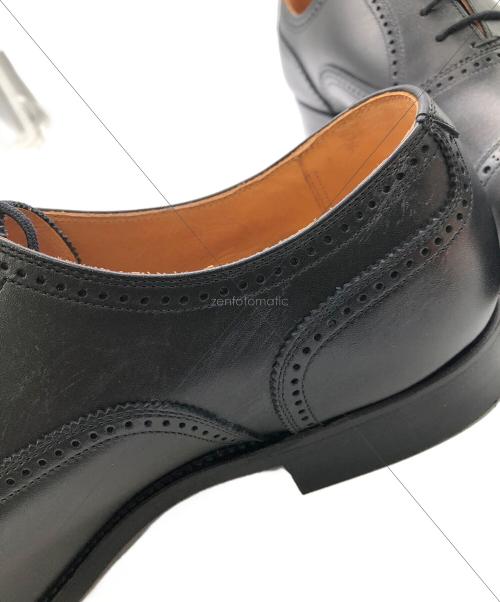 SCOTCH GRAIN（スコッチグレイン）SCOTCH GRAIN (スコッチグレイン) ストレートチップシューズ ブラック サイズ:26の古着・服飾アイテム