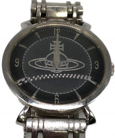 ヴィヴィアン 腕時計 - VW-7043 レディース Vivienne Westwood Classic Ladies Watch VW-7043 Silver Black Used