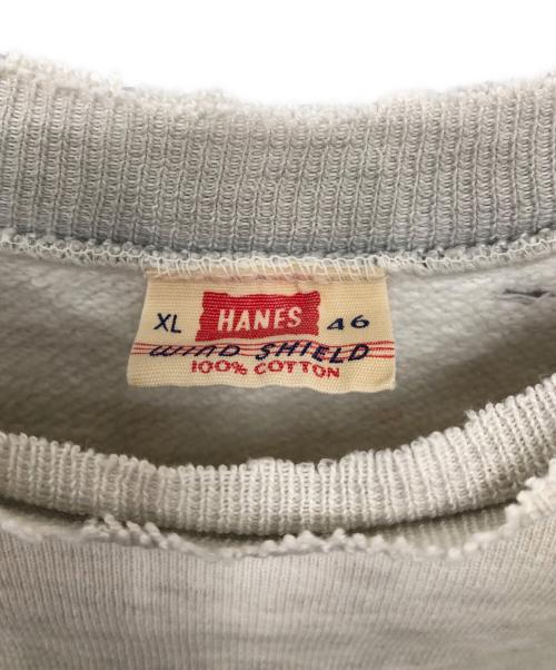 Hanes（ヘインズ）Hanes (ヘインズ) 50's～ ウィンドシールドスウェット／50'S~ WIND SHIELD SWEAT グレー サイズ:XLの古着・服飾アイテム