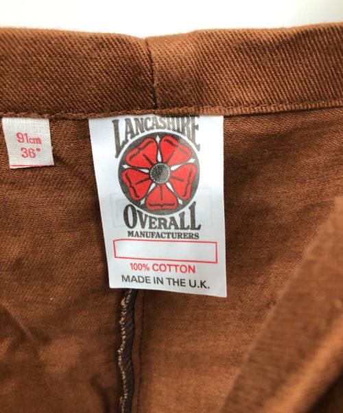 LANCASHIRE（ランカシャー）LANCASHIRE (ランカシャー) UK製オーバーオール／MADE IN UK OVER ALL ブラウン サイズ:36の古着・服飾アイテム