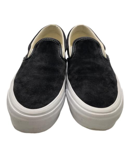VANS PREMIUM（バンズ プレミアム）VANS PREMIUM (バンズ プレミアム) PIG SUEDE SLIP-ON／ピッグスエードスリッポン ネイビー サイズ:26.5cmの古着・服飾アイテム