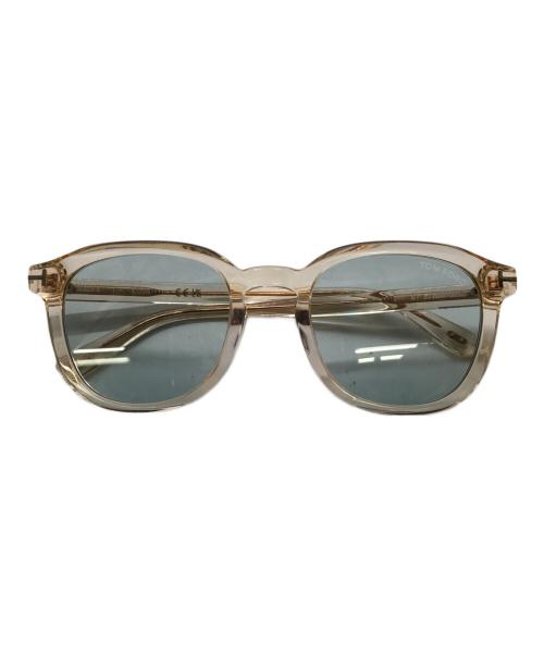 TOM FORD（トムフォード）TOM FORD (トムフォード) TF975-K ウェリントン フレーム サングラス／WELLINGTON FRAME SUNGLASSES クリアベージュ サイズ:52□23-145の古着・服飾アイテム