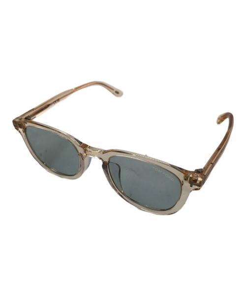 TOM FORD（トムフォード）TOM FORD (トムフォード) TF975-K ウェリントン フレーム サングラス／WELLINGTON FRAME SUNGLASSES クリアベージュ サイズ:52□23-145の古着・服飾アイテム