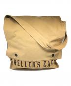 Heller's cafeヘラーズカフェ）の古着「メッセンジャーバッグ／MESSENGER BAG」｜ベージュ