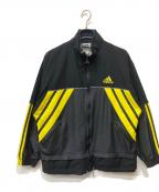 adidasアディダス）の古着「トラックジャケット」｜ブラック×イエロー
