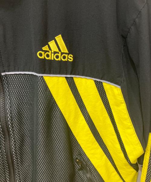 adidas（アディダス）adidas (アディダス) トラックジャケット ブラック×イエロー サイズ:Mの古着・服飾アイテム