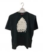 NEMETHネメス）の古着「カットアウトロープ プリントTシャツ／CUT OUT ROPE PRINT T-SHIRT」｜ブラック