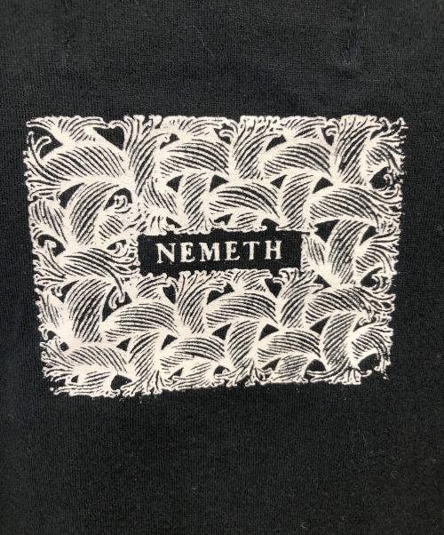 NEMETH（ネメス）NEMETH (ネメス) カットアウトロープ プリントTシャツ／CUT OUT ROPE PRINT T-SHIRT ブラック サイズ:FREEの古着・服飾アイテム