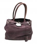 A.D.M.J.エーディーエムジェイ）の古着「アクセソワ ドゥ マドモワゼルトートバッグ／ACCESSOIRES DE MADEMOISELLE TOTE BAG」｜パープル