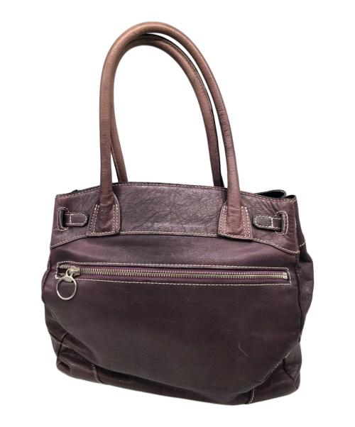 A.D.M.J.（エーディーエムジェイ）A.D.M.J. (エーディーエムジェイ) アクセソワ ドゥ マドモワゼルトートバッグ／ACCESSOIRES DE MADEMOISELLE TOTE BAG パープルの古着・服飾アイテム