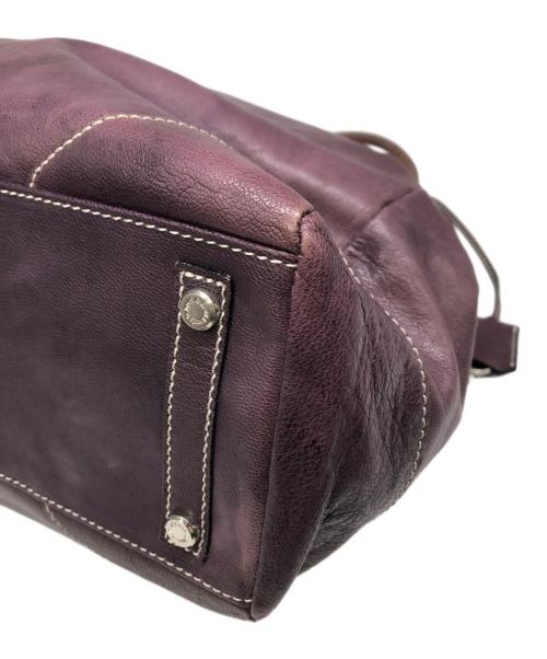 A.D.M.J.（エーディーエムジェイ）A.D.M.J. (エーディーエムジェイ) アクセソワ ドゥ マドモワゼルトートバッグ／ACCESSOIRES DE MADEMOISELLE TOTE BAG パープルの古着・服飾アイテム