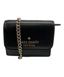 Kate Spade（ケイトスペード）の古着「ショルダーウォレット」｜ブラック