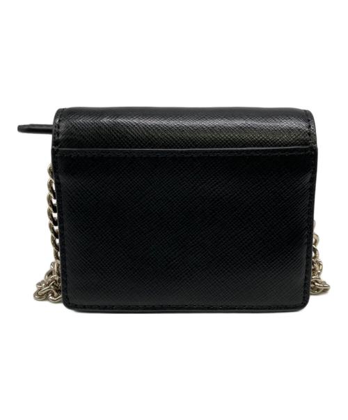 Kate Spade（ケイトスペード）Kate Spade (ケイトスペード) ショルダーウォレット ブラックの古着・服飾アイテム