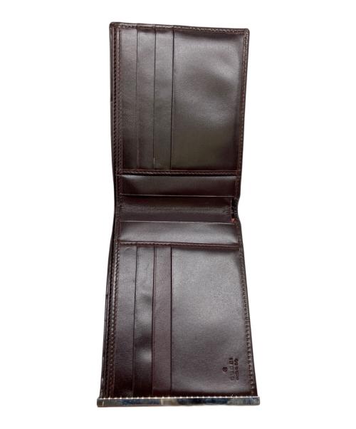 GUCCI（グッチ）GUCCI (グッチ) 2つ折り財布 ブラウンの古着・服飾アイテム