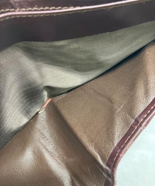 GUCCI（グッチ）GUCCI (グッチ) 2つ折り財布 ブラウンの古着・服飾アイテム