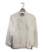 BLACK LABEL CRESTBRIDGEブラックレーベル クレストブリッジ）の古着「ハイネックロングスリーブTシャツ／HIGH NECK L/S T-SHIRT」｜ホワイト