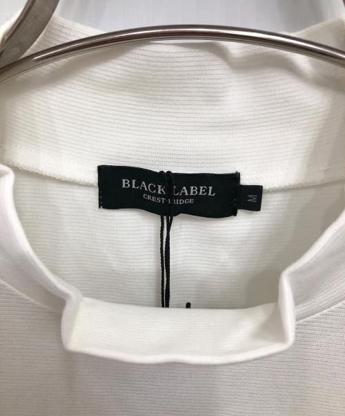 BLACK LABEL CRESTBRIDGE（ブラックレーベル クレストブリッジ）BLACK LABEL CRESTBRIDGE (ブラックレーベル クレストブリッジ) ハイネックロングスリーブTシャツ／HIGH NECK L/S T-SHIRT ホワイト サイズ:Ｍの古着・服飾アイテム