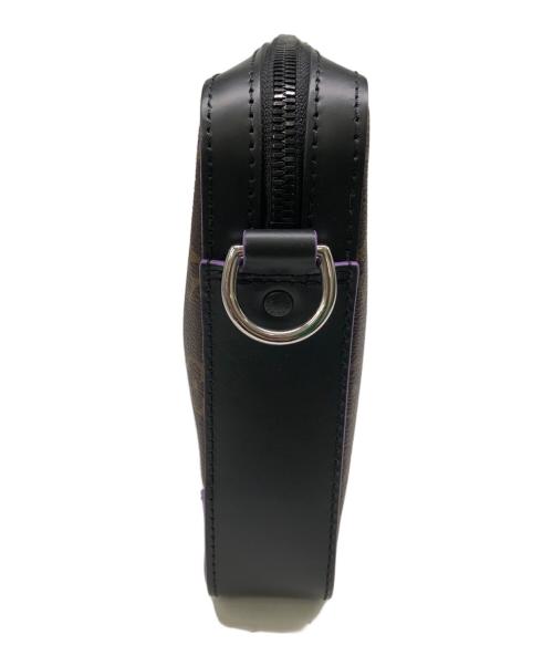 LOUIS VUITTON（ルイ ヴィトン）LOUIS VUITTON (ルイ ヴィトン) モノグラム・マカサー トリオメッセンジャー／MONOGRAM MACASSAR TRIO MESSENGER ブラウン×パープルの古着・服飾アイテム