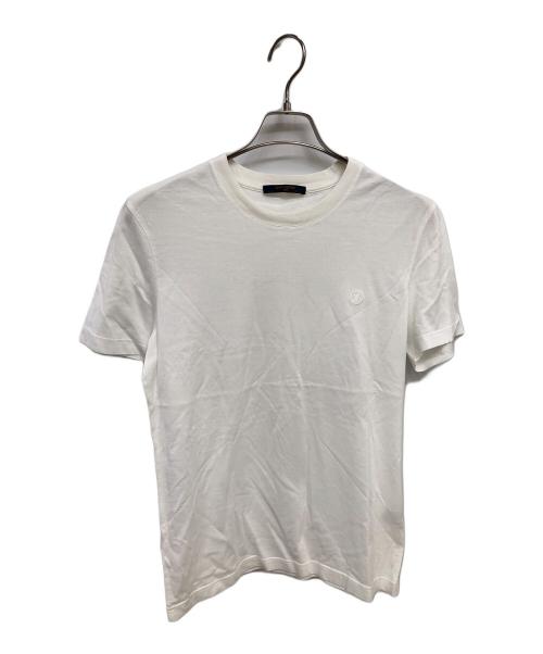 LOUIS VUITTON（ルイ ヴィトン）LOUIS VUITTON (ルイ ヴィトン) サークルLVロゴTシャツ／CIRCLE LV LOGO T-SHIRT ホワイト サイズ:Sの古着・服飾アイテム