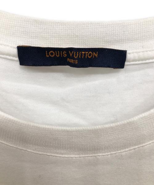 LOUIS VUITTON（ルイ ヴィトン）LOUIS VUITTON (ルイ ヴィトン) サークルLVロゴTシャツ／CIRCLE LV LOGO T-SHIRT ホワイト サイズ:Sの古着・服飾アイテム