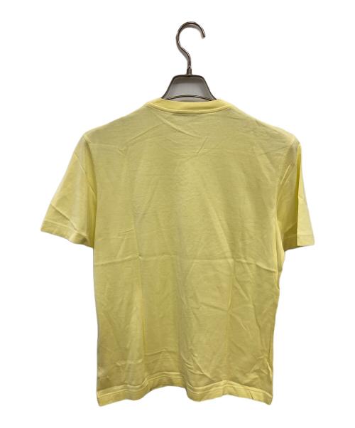 LOUIS VUITTON（ルイ ヴィトン）LOUIS VUITTON (ルイ ヴィトン) ロゴ刺繍半袖Tシャツ／LOGO EMBROIDERY S/S T-SHIRT イエロー サイズ:Ｓの古着・服飾アイテム