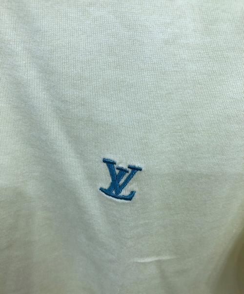 LOUIS VUITTON（ルイ ヴィトン）LOUIS VUITTON (ルイ ヴィトン) ロゴ刺繍半袖Tシャツ／LOGO EMBROIDERY S/S T-SHIRT イエロー サイズ:Ｓの古着・服飾アイテム