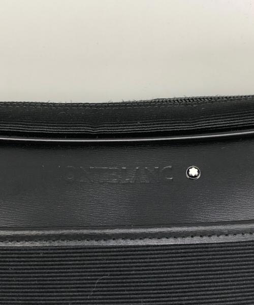 MONTBLANC（モンブラン）MONTBLANC (モンブラン) ナイトフライトコレクション クラッチバッグ／NIGHT FLIGHT COLLECTION CLUTCH BAG ブラックの古着・服飾アイテム