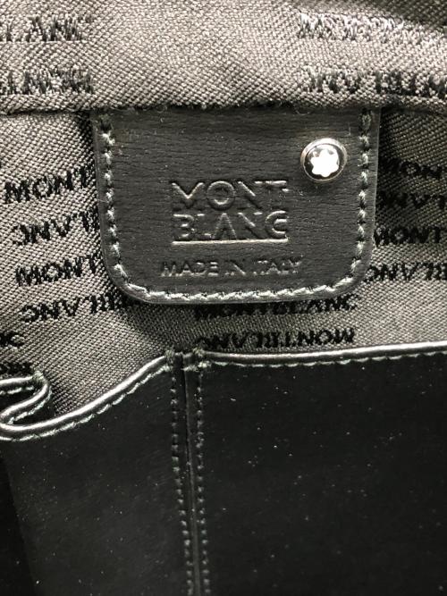 MONTBLANC（モンブラン）MONTBLANC (モンブラン) ナイトフライトコレクション クラッチバッグ／NIGHT FLIGHT COLLECTION CLUTCH BAG ブラックの古着・服飾アイテム