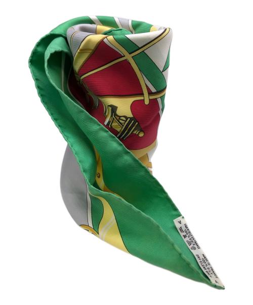 HERMES（エルメス）HERMES (エルメス) スカーフ 六分儀／SCARF SEXTANTS グリーンの古着・服飾アイテム