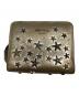 JIMMY CHOO（ジミーチュウ）の古着「スタースタッズレザーウォレット／STAR STUDS LEATHER WALLET」｜ベージュ