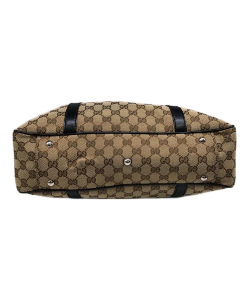 GUCCI（グッチ）GUCCI (グッチ) GGツインズトートバッグ／GG TWINS TOTE BAG ブラウンの古着・服飾アイテム