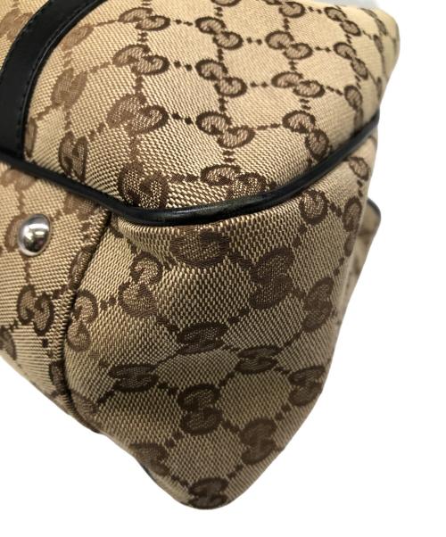 GUCCI（グッチ）GUCCI (グッチ) GGツインズトートバッグ／GG TWINS TOTE BAG ブラウンの古着・服飾アイテム