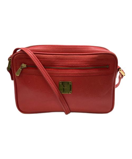 MCM（エムシーエム）MCM (エムシーエム) ショルダーバッグ レッドの古着・服飾アイテム
