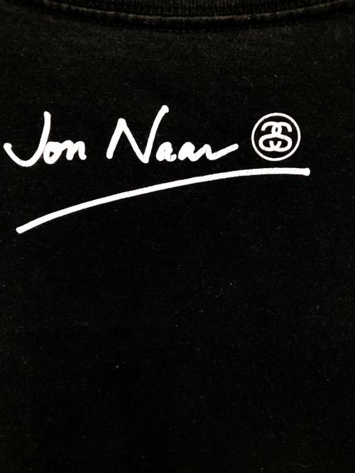 stussy（ステューシー）stussy (ステューシー) ジョン・ナー コラボフォトプリントTシャツ／JON NAAR COLLABORATION PHOTO PRINT T-SHIRT ブラック サイズ:Lの古着・服飾アイテム