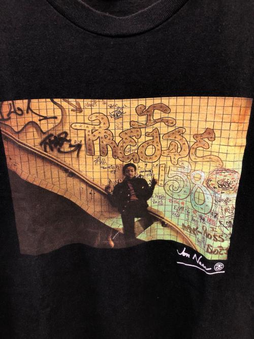 stussy（ステューシー）stussy (ステューシー) ジョン・ナー コラボフォトプリントTシャツ／JON NAAR COLLABORATION PHOTO PRINT T-SHIRT ブラック サイズ:Lの古着・服飾アイテム