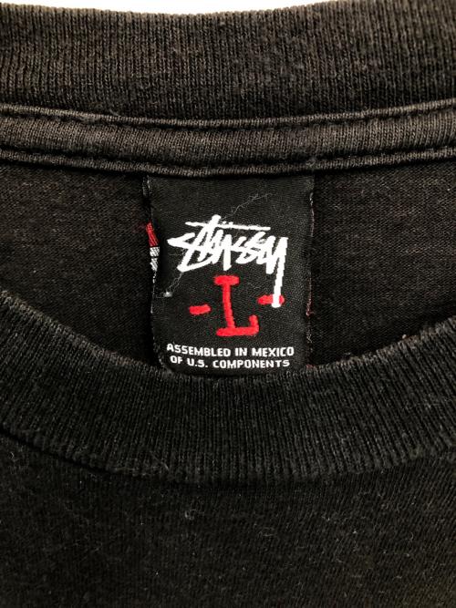 stussy（ステューシー）stussy (ステューシー) ジョン・ナー コラボフォトプリントTシャツ／JON NAAR COLLABORATION PHOTO PRINT T-SHIRT ブラック サイズ:Lの古着・服飾アイテム